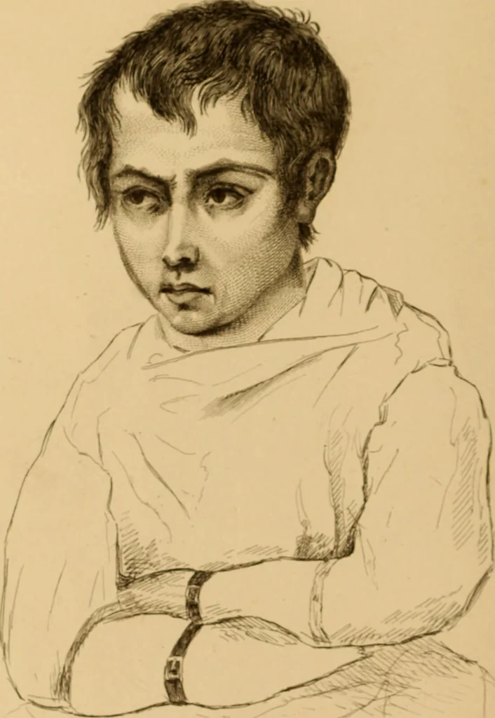 An illustration from The physiognomy of mental diseases / by Sir Alexander Morison., 1838, leaf 84