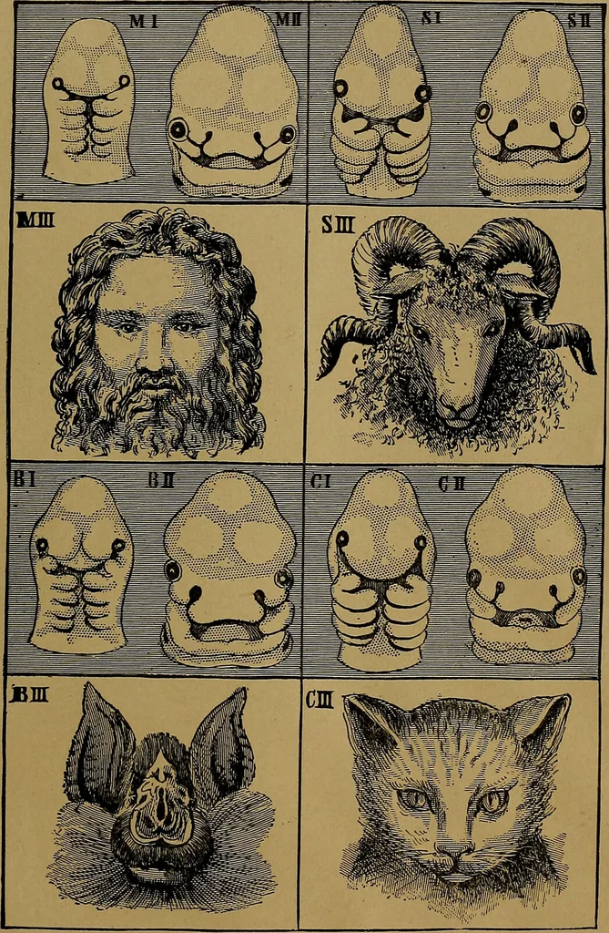 An illustration from The origin of life and process of reproduction in plants and animals : with the anatomy and physiology of the human generative system, male and female, and the causes, prevention and cure of the special diseases to which it is liable : a plain, practical treatise, for popular use / by Dr. F. Hollick ; illustrated by engravings and colored plates., 1902, leaf 1037