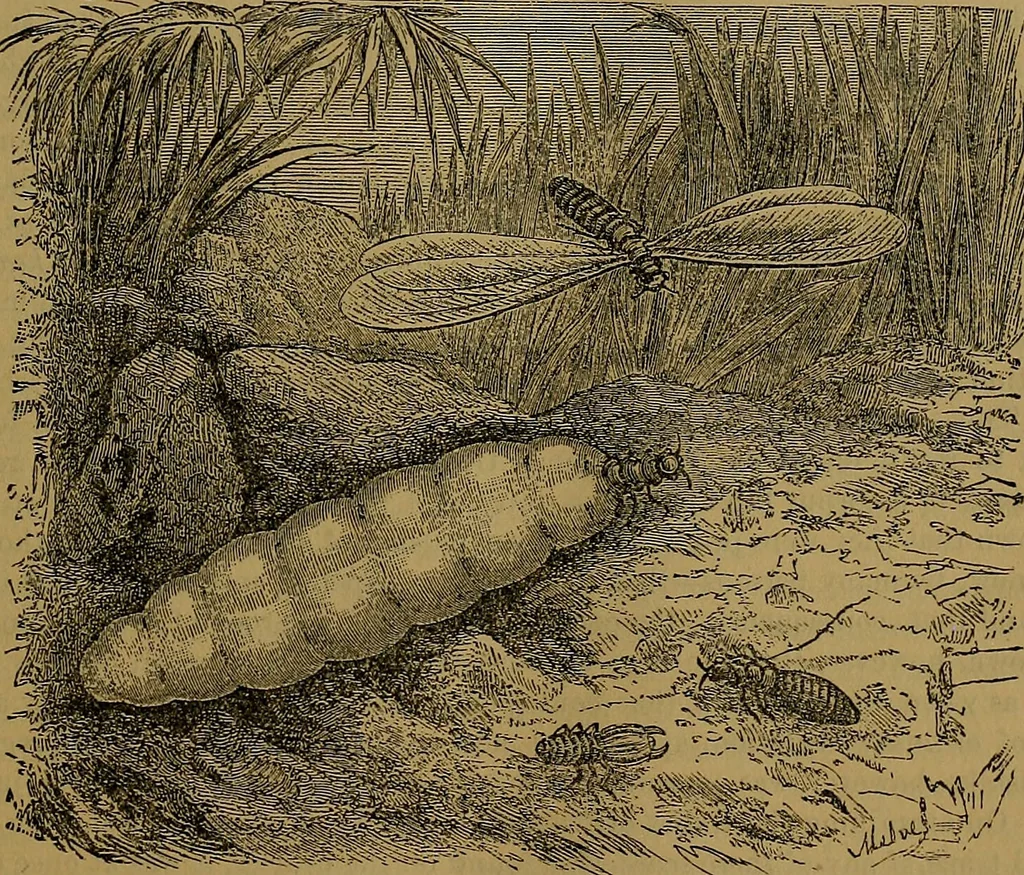An illustration from The origin of life and process of reproduction in plants and animals : with the anatomy and physiology of the human generative system, male and female, and the causes, prevention and cure of the special diseases to which it is liable : a plain, practical treatise, for popular use / by Dr. F. Hollick ; illustrated by engravings and colored plates., 1902, leaf 185