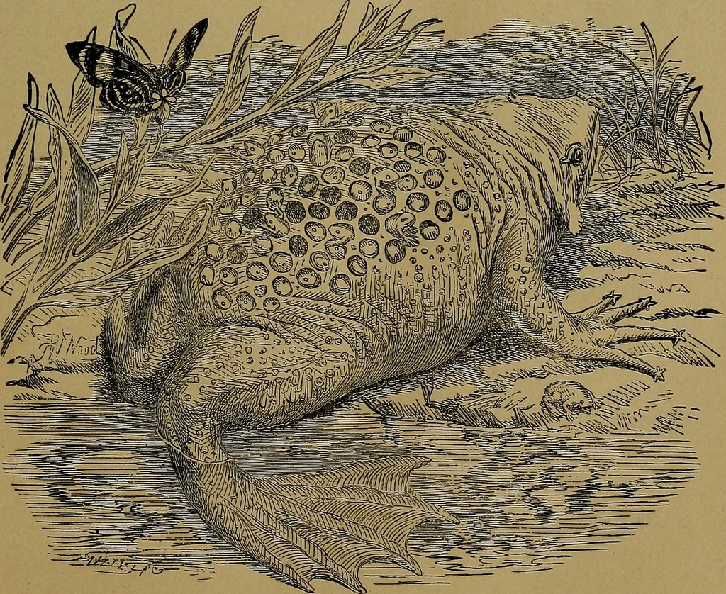An illustration from The origin of life and process of reproduction in plants and animals : with the anatomy and physiology of the human generative system, male and female, and the causes, prevention and cure of the special diseases to which it is liable : a plain, practical treatise, for popular use / by Dr. F. Hollick ; illustrated by engravings and colored plates., 1902, leaf 289