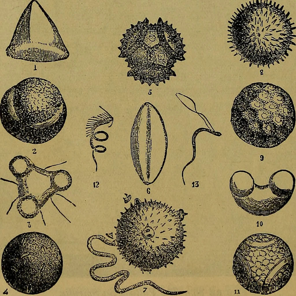An illustration from The origin of life and process of reproduction in plants and animals : with the anatomy and physiology of the human generative system, male and female, and the causes, prevention and cure of the special diseases to which it is liable : a plain, practical treatise, for popular use / by Dr. F. Hollick ; illustrated by engravings and colored plates., 1902, leaf 348