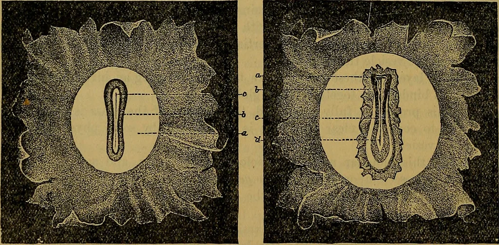 An illustration from The origin of life and process of reproduction in plants and animals : with the anatomy and physiology of the human generative system, male and female, and the causes, prevention and cure of the special diseases to which it is liable : a plain, practical treatise, for popular use / by Dr. F. Hollick ; illustrated by engravings and colored plates., 1902, leaf 374