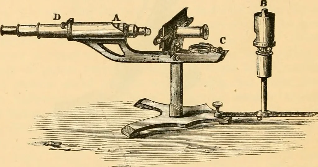 An illustration from The microscope : its history, construction, and application, being a familiar introduction to the use of the instrument, and the study of microscopial science / By Jabez Hogg ... with upwards of five hundred engravings and coloured illustrations by Tuffen West., 1867, leaf 130