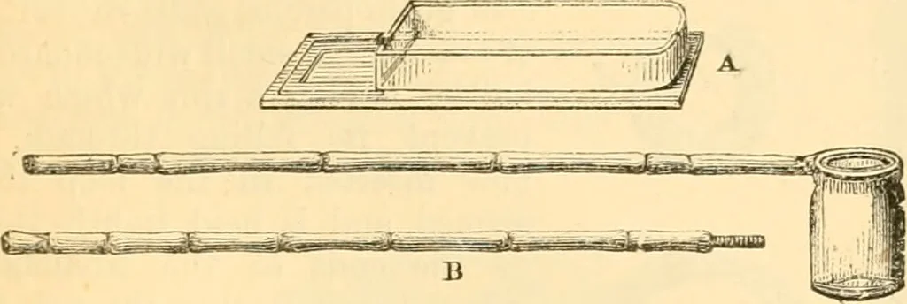 An illustration from The microscope : its history, construction, and application, being a familiar introduction to the use of the instrument, and the study of microscopial science / By Jabez Hogg ... with upwards of five hundred engravings and coloured illustrations by Tuffen West., 1867, leaf 219