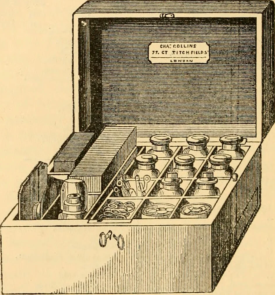 An illustration from The microscope : its history, construction, and application, being a familiar introduction to the use of the instrument, and the study of microscopial science / By Jabez Hogg ... with upwards of five hundred engravings and coloured illustrations by Tuffen West., 1867, leaf 280
