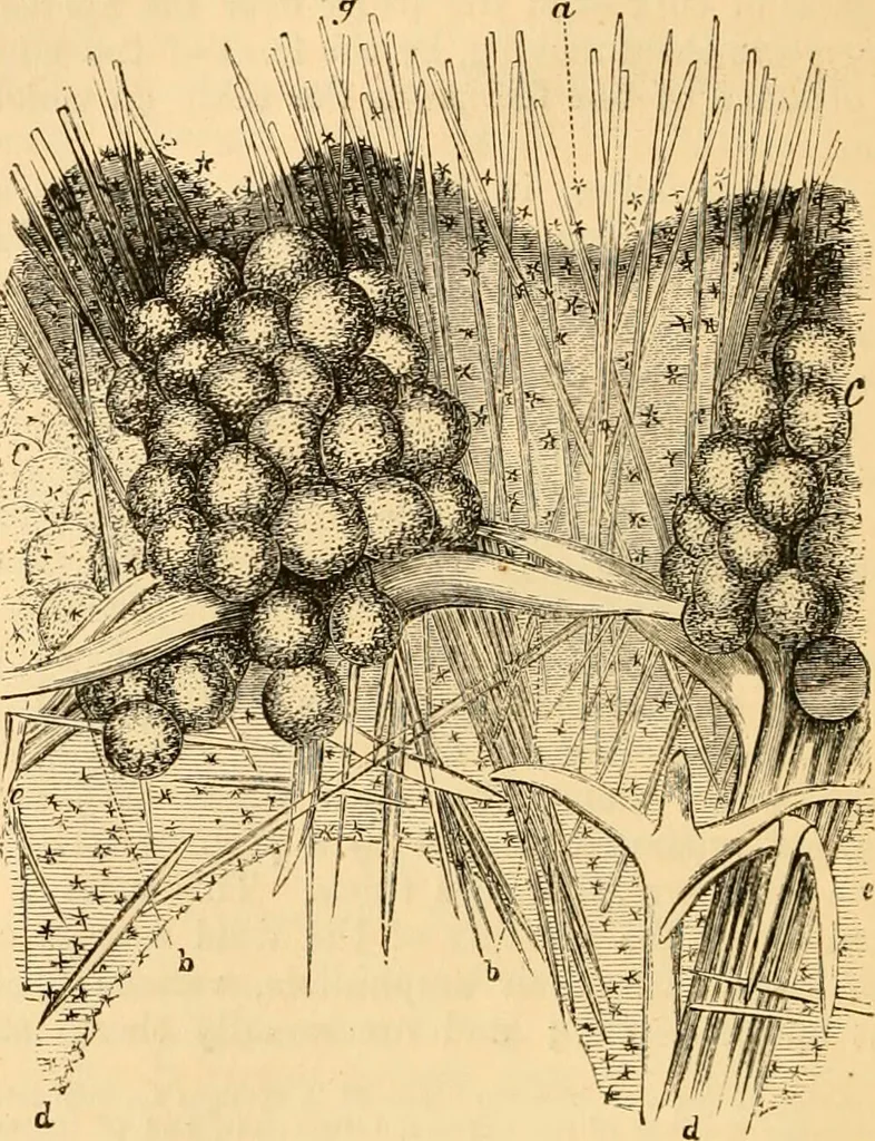 An illustration from The microscope : its history, construction, and application, being a familiar introduction to the use of the instrument, and the study of microscopial science / By Jabez Hogg ... with upwards of five hundred engravings and coloured illustrations by Tuffen West., 1867, leaf 422