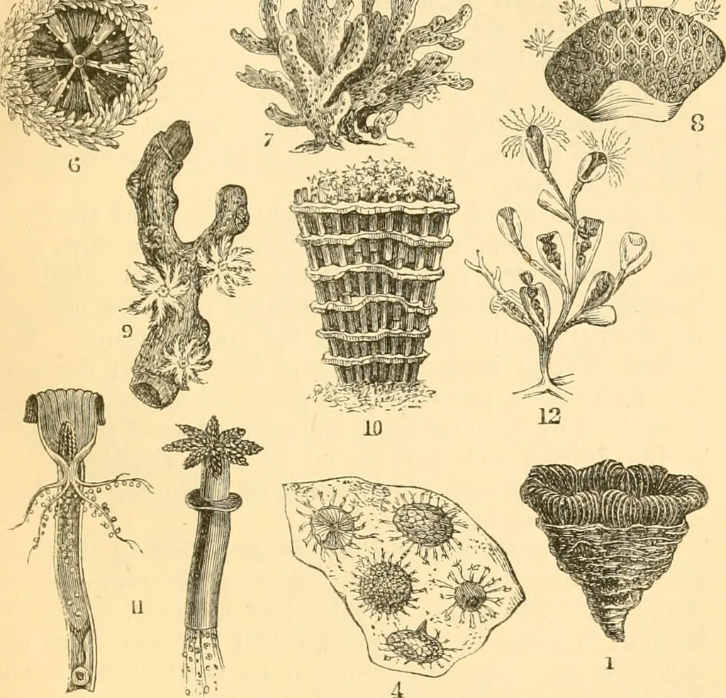 An illustration from The microscope : its history, construction, and application, being a familiar introduction to the use of the instrument, and the study of microscopial science / By Jabez Hogg ... with upwards of five hundred engravings and coloured illustrations by Tuffen West., 1867, leaf 517