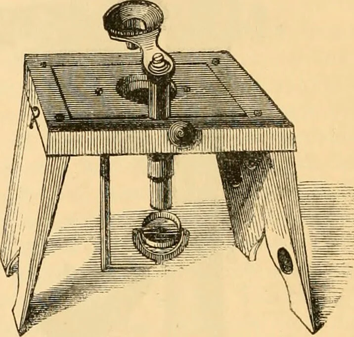 An illustration from The microscope : its history, construction, and application, being a familiar introduction to the use of the instrument, and the study of microscopial science / By Jabez Hogg ... with upwards of five hundred engravings and coloured illustrations by Tuffen West., 1867, leaf 64
