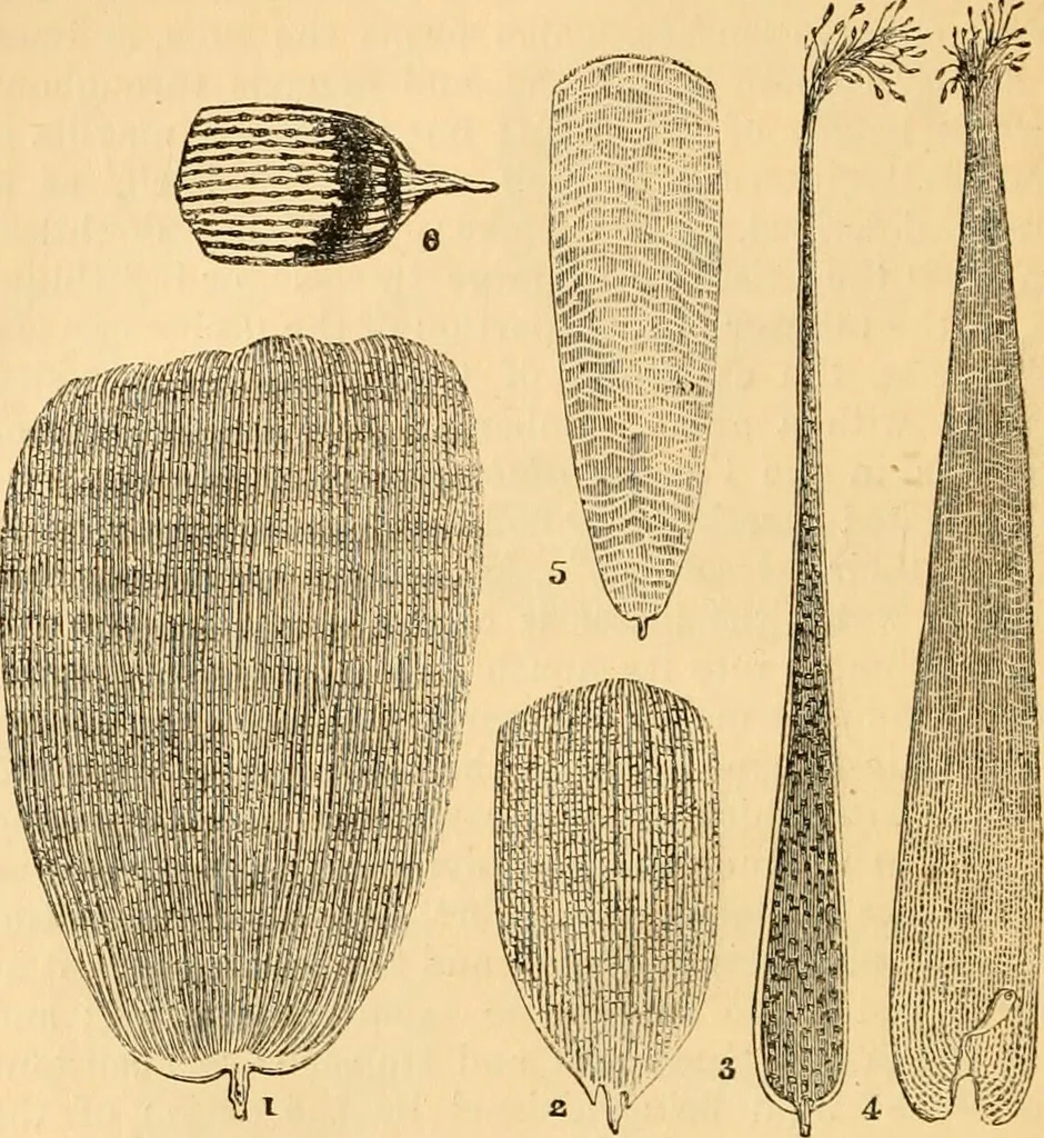 An illustration from The microscope : its history, construction, and application, being a familiar introduction to the use of the instrument, and the study of microscopial science / By Jabez Hogg ... with upwards of five hundred engravings and coloured illustrations by Tuffen West., 1867, leaf 648