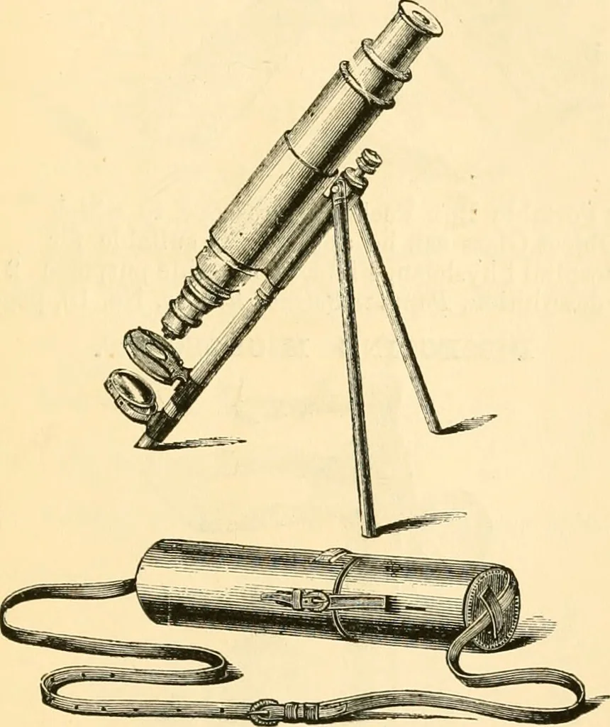 An illustration from The microscope : its history, construction, and application, being a familiar introduction to the use of the instrument, and the study of microscopial science / By Jabez Hogg ... with upwards of five hundred engravings and coloured illustrations by Tuffen West., 1867, leaf 801