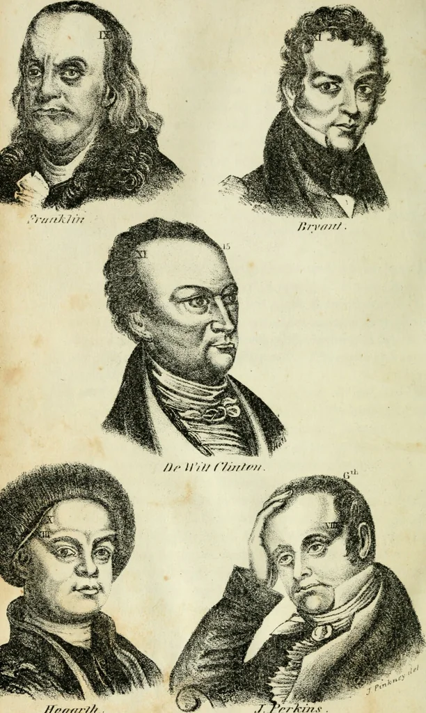 An illustration from A new system of phrenology / by J. Stanley Grimes., 1839, leaf 228