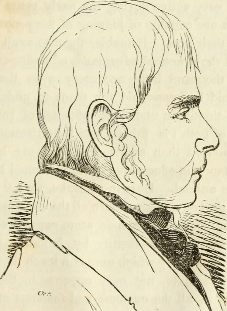 An illustration from A new system of phrenology / by J. Stanley Grimes., 1839, leaf 281