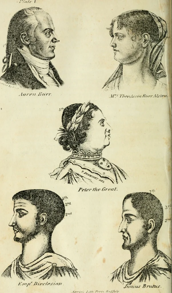 An illustration from A new system of phrenology / by J. Stanley Grimes., 1839, leaf 304