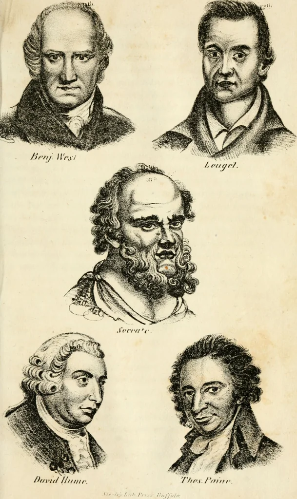 An illustration from A new system of phrenology / by J. Stanley Grimes., 1839, leaf 311