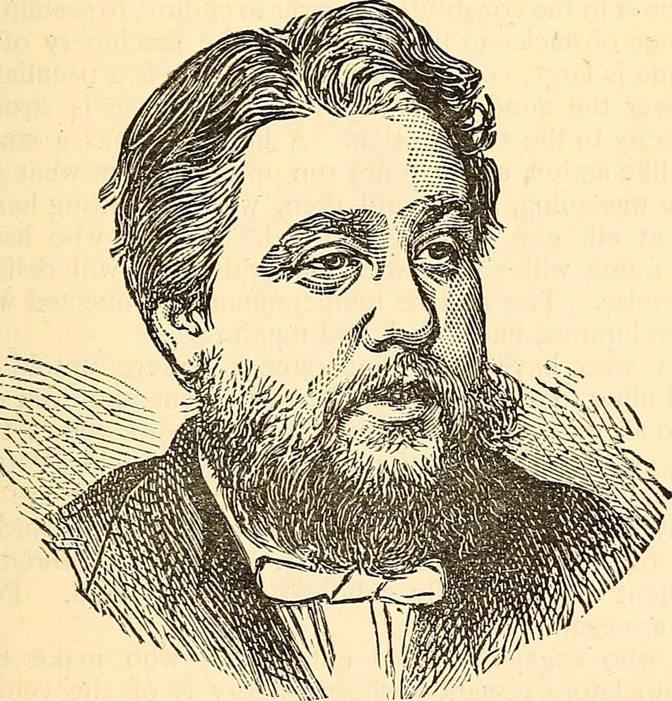 An illustration from Phrenology proved, illustrated, and applied : embracing an analysis of the primary mental powers in their various degrees of developments, the phenomena produced by their combined activity, and the location of the phrenological organs in the head : together with a view of the moral and anatomical objections to the science / by O. S. and L. N. Fowler., 1892, leaf 37