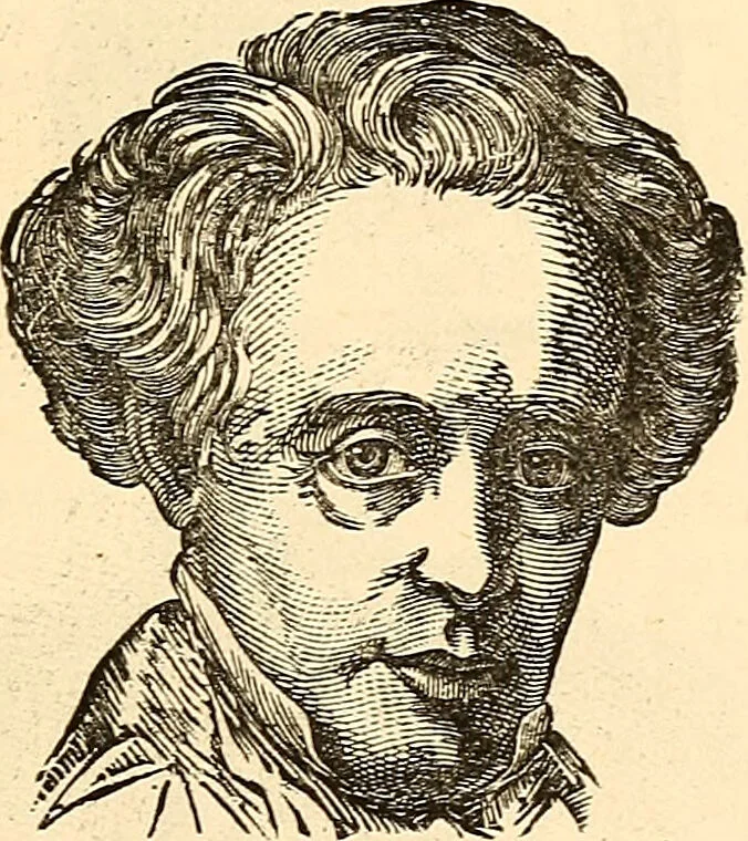 An illustration from Phrenology proved, illustrated, and applied : embracing an analysis of the primary mental powers in their various degrees of developments, the phenomena produced by their combined activity, and the location of the phrenological organs in the head : together with a view of the moral and anatomical objections to the science / by O. S. and L. N. Fowler., 1892, leaf 41