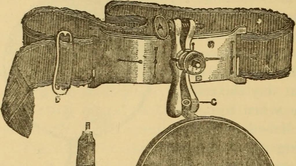 An illustration from Diseases of the ear : a text-book for practitioners and students of medicine / by Edward Bradford Dench., 1900, leaf 118