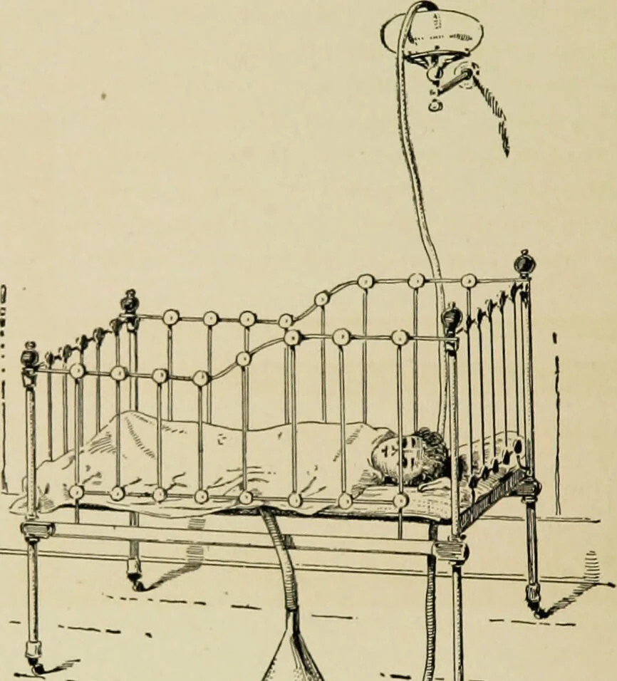 An illustration from Diseases of infants and children / by Henry Dwight Chapin and Godfrey Roger Pisek ; with 181 ill. and eleven colored plates., 1911, leaf 118