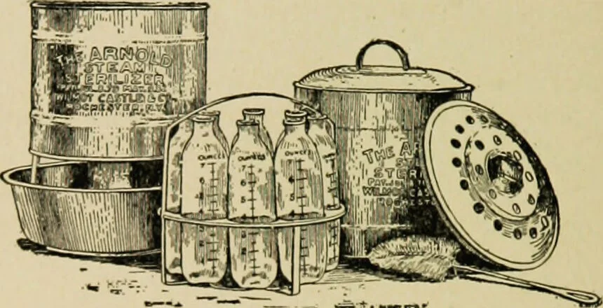 An illustration from Diseases of infants and children / by Henry Dwight Chapin and Godfrey Roger Pisek ; with 181 ill. and eleven colored plates., 1911, leaf 216