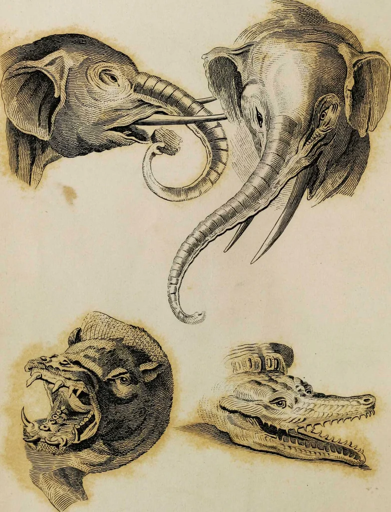An illustration from Essays on physiognomy / tr. from the German of John Caspar Lavater, by Thomas Holcroft. Also one hundred physiognomical rules, taken from a posthumous work by J.C. Lavater; and a memoir of the author., 1853, leaf 412
