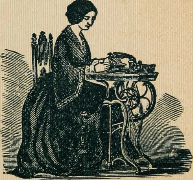 An illustration from Ladies' guide in health and disease : girlhood, maidenhood, wifehood, motherhood / by J.H. Kellogg., 1892, leaf 270
