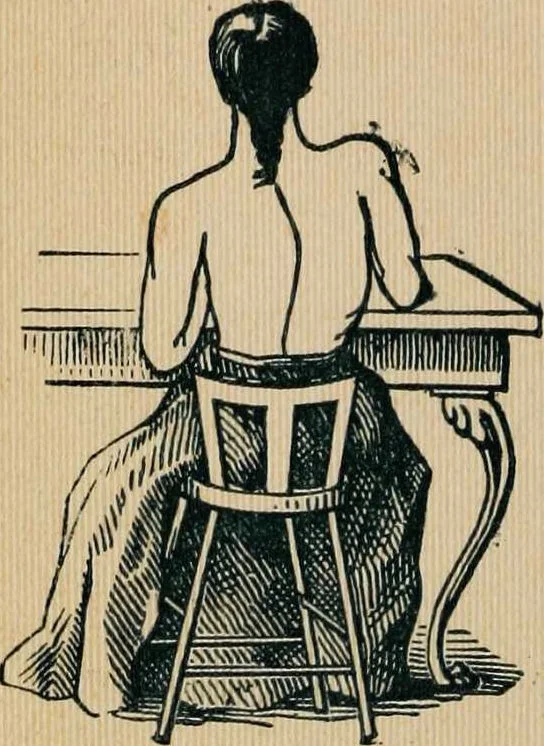 An illustration from Ladies' guide in health and disease : girlhood, maidenhood, wifehood, motherhood / by J.H. Kellogg., 1892, leaf 270