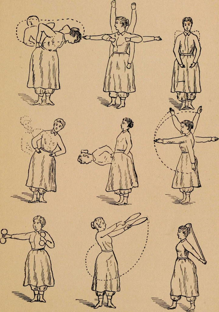 An illustration from Ladies' guide in health and disease : girlhood, maidenhood, wifehood, motherhood / by J.H. Kellogg., 1892, leaf 274