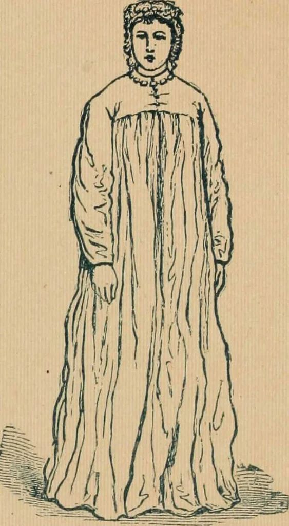 An illustration from Ladies' guide in health and disease : girlhood, maidenhood, wifehood, motherhood / by J.H. Kellogg., 1892, leaf 308