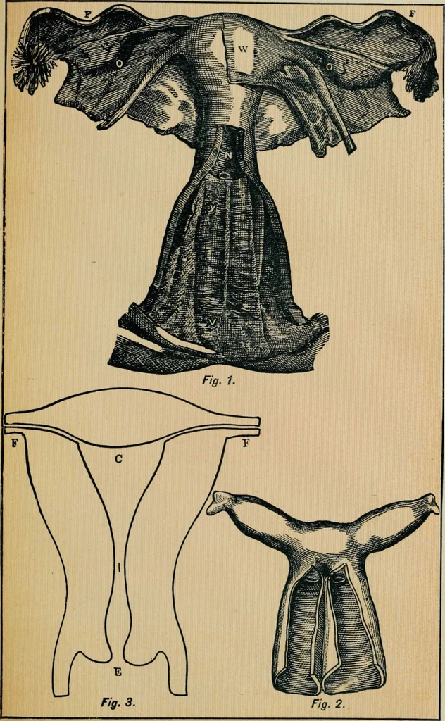 An illustration from Ladies' guide in health and disease : girlhood, maidenhood, wifehood, motherhood / by J.H. Kellogg., 1892, leaf 748