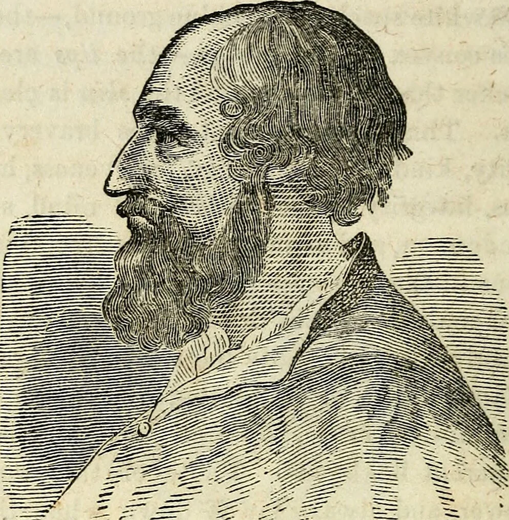 An illustration from An epitome of phrenology and temperamental physiology ; (containing several new features,) delineating the character, talents, disposition and natural ability of as given by on the day of A.D. 18 designed to aid persons in selecting occupations, employees, partners in business, teachers, etc., and to choose such husbands and wives as will render life's journey prosperous and happy, and confer the highest endowment of their offspring / By Dr. J. Gillis Buckly, lecturer on physiology, and for fifteen years a practical phrenologist., 1857, leaf 54