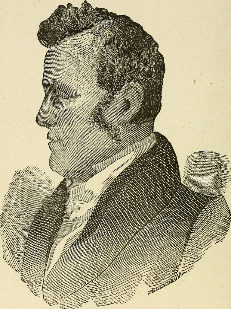 An illustration from Reminiscences of Dr. Spurzheim and George Combe : and a review of the science of phrenology, from the period of its discovery by Dr. Gall, to the time of the visit of George Combe to the United States, 1838, 1840 / by Nahum Capen., 1881, leaf 6