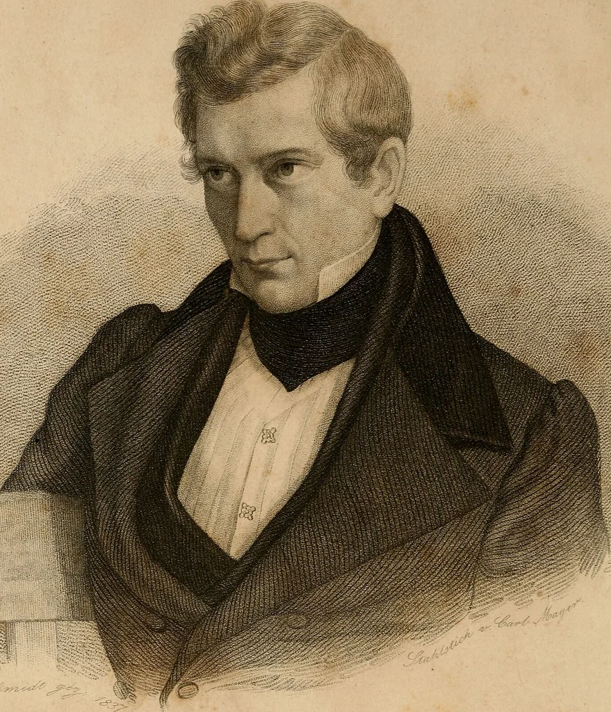 An illustration from Phrenologische Untersuchung des Doktor David Friedrich Strauss : durch allgemeine phrenologische und philosophische Anmerkungen erläutert, nebst einer Antikritik auf Dr. Scheve's Bemerkungen über Seite 57 der Analyse des Characters Dr. Justinus Kerner's / von M. Castle., 1844, leaf 6