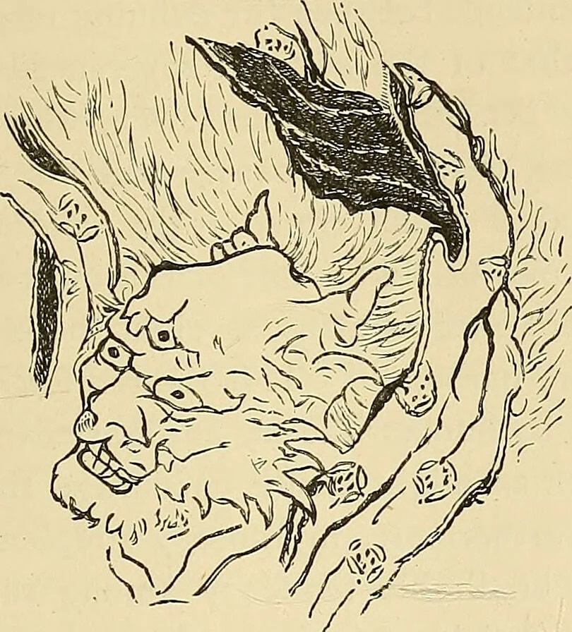 An illustration from Demonology and devil-lore / by Moncure Daniel Conway., 1879, leaf 145