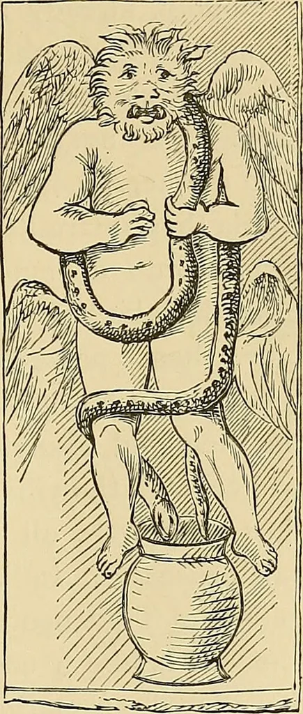 An illustration from Demonology and devil-lore / by Moncure Daniel Conway., 1879, leaf 287