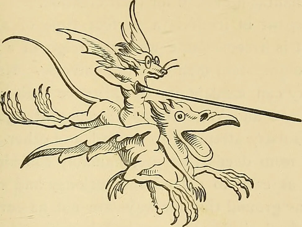 An illustration from Demonology and devil-lore / by Moncure Daniel Conway., 1879, leaf 439