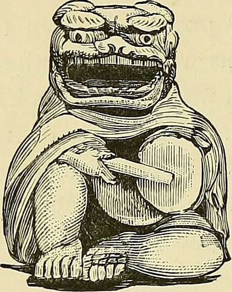 An illustration from Demonology and devil-lore / by Moncure Daniel Conway., 1879, leaf 66
