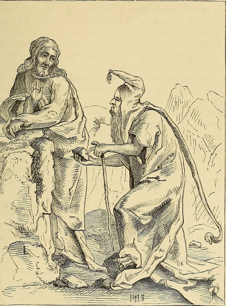An illustration from Demonology and devil-lore / by Moncure Daniel Conway., 1879, leaf 201