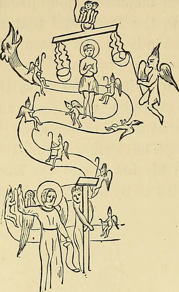 An illustration from Demonology and devil-lore / by Moncure Daniel Conway., 1879, leaf 270
