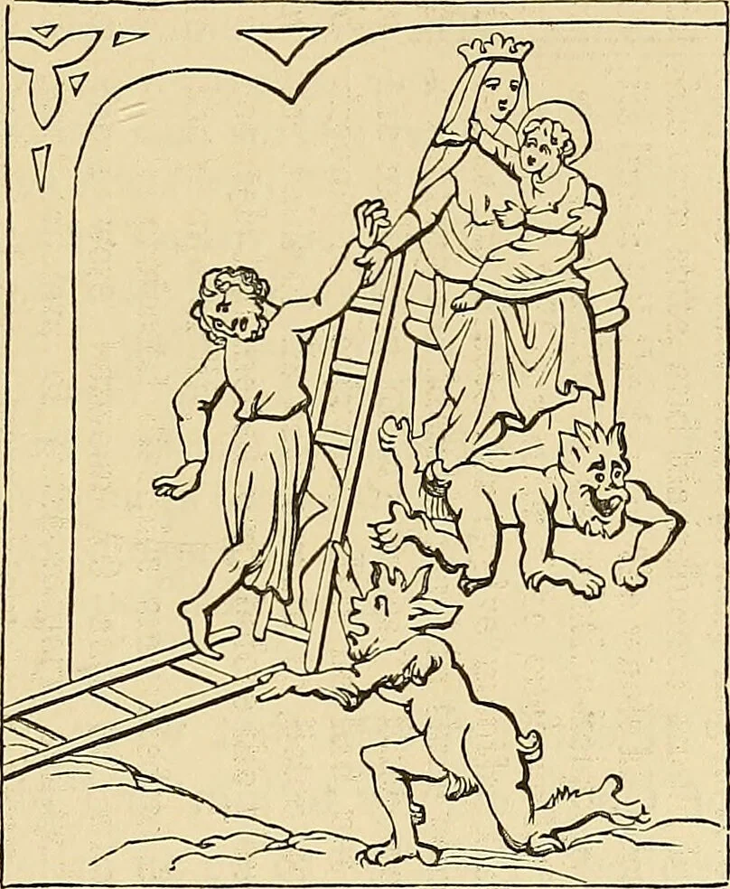 An illustration from Demonology and devil-lore / by Moncure Daniel Conway., 1879, leaf 287