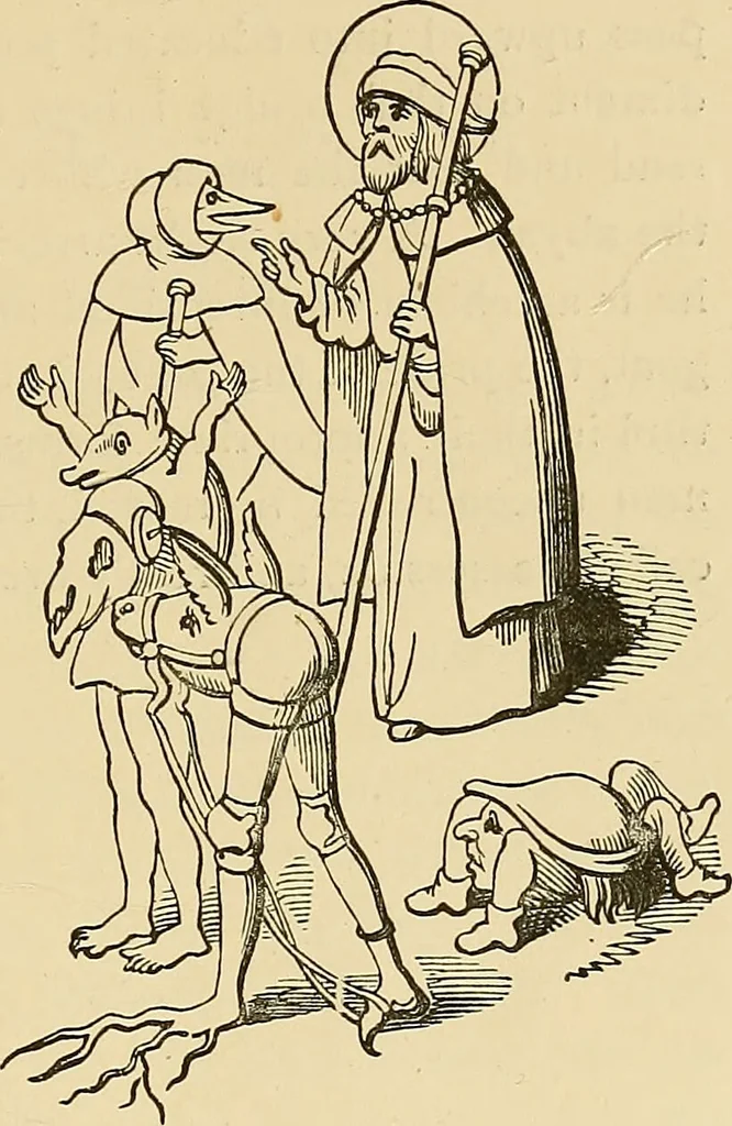 An illustration from Demonology and devil-lore / by Moncure Daniel Conway., 1879, leaf 435