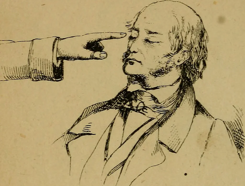 An illustration from The illustrated practical mesmerist : curative and scientific / by William Davey., 1862, leaf 108