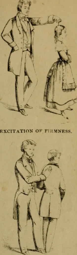 An illustration from The illustrated practical mesmerist : curative and scientific / by William Davey., 1862, leaf 109