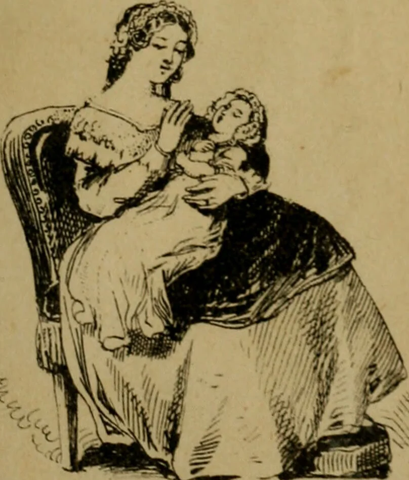 An illustration from The illustrated practical mesmerist : curative and scientific / by William Davey., 1862, leaf 115