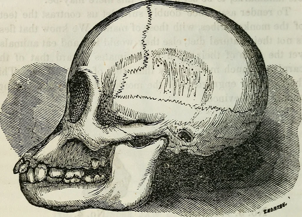 An illustration from Physiology, animal and mental: applied to the preservation and restoration of health of body and power of mind / by O.S. Fowler., 1847, leaf 90