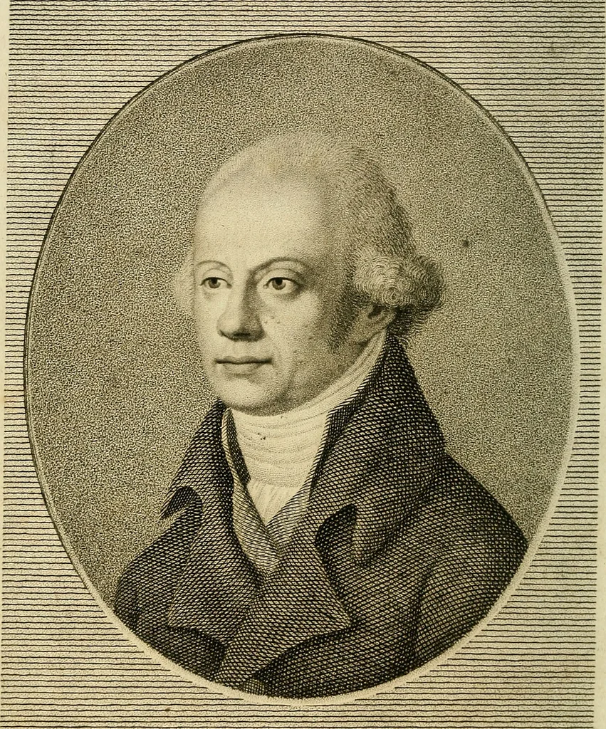 An illustration from Dr. F.J. Galls Neue Entdeckungen in der Gehirn-, Schedel-, und Organenlehre : mit vorzüglicher Benutzung der Blöde'schen Schrift über diese Gegenstände, ganz umgearbeitet und nach den neuesten Gall'schen Unterredungen bereichert., 1807, leaf 6