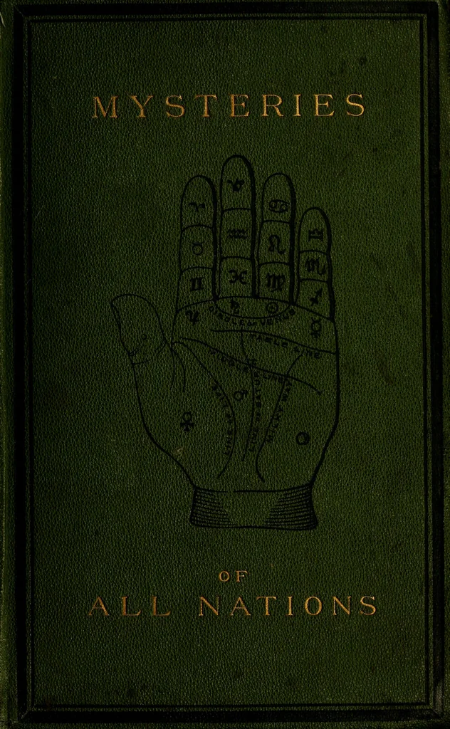An illustration from The mysteries of all nations : rise and progress of superstition, laws against and trials of witches, ancient and modern delusions : together with strange customs, fables, and tales ... / by James Grant., 1880, leaf 1
