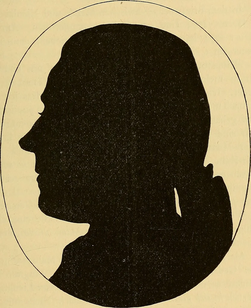 An illustration from Goethes Anteil an Lavaters Physiognomischen Fragmenten / von Eduard von der Hellen., 1888, leaf 105