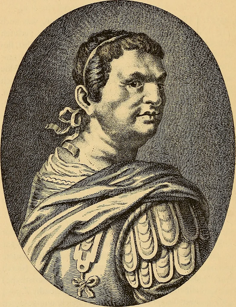 An illustration from Goethes Anteil an Lavaters Physiognomischen Fragmenten / von Eduard von der Hellen., 1888, leaf 200