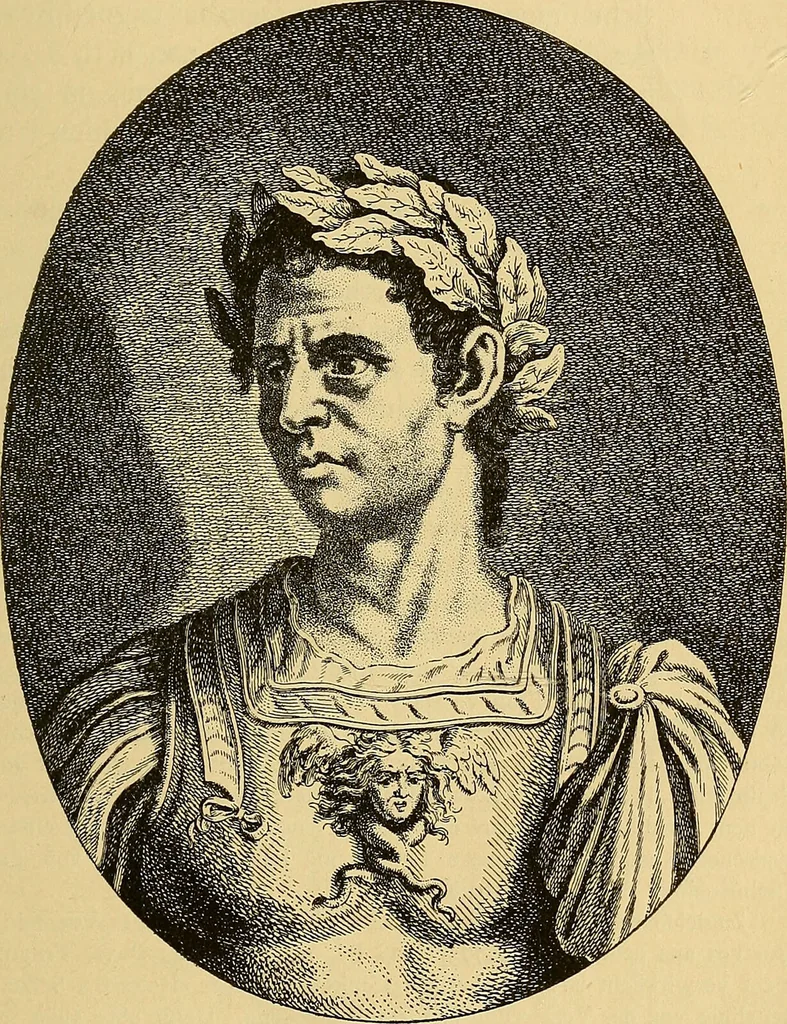 An illustration from Goethes Anteil an Lavaters Physiognomischen Fragmenten / von Eduard von der Hellen., 1888, leaf 203