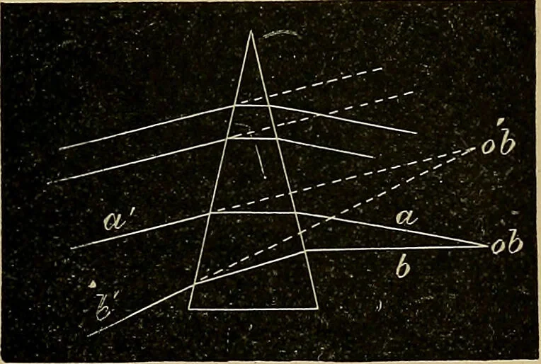 An illustration from Diseases of the eye / by Edward Nettleship ; with a supplement on examinations for color-blindness and acuity of vision and hearing, by William Thomson ; with 5 colored plates and 192 engravings., 1900, leaf 25